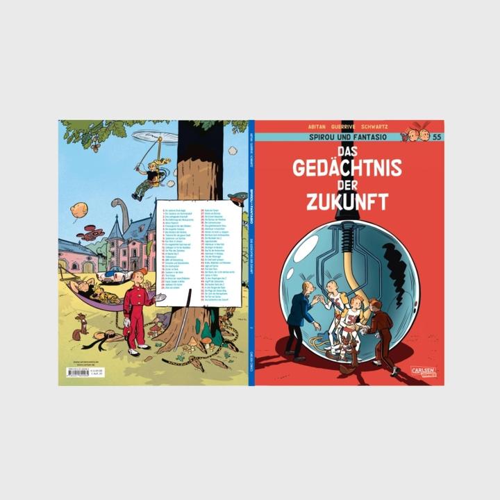 Image du produit Spirou et Fantasio 55 : La mémoire du futur (Benjamin Abitan, Sophie Guerrive, Allemand)