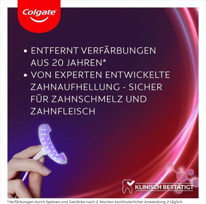 Produktbild Colgate Max White Ultim Whitening Kit (LED Licht)