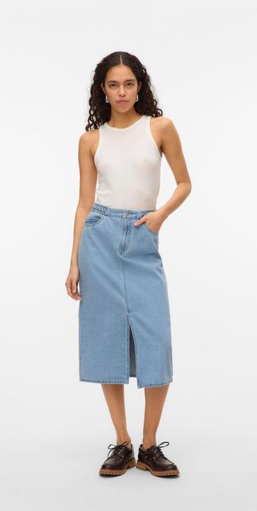 Produktbild Vero Moda VMVERI Hohe Taille Midirock Jeansrock (XL)