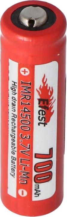 Immagine prodotto Efest Batteria IMR 14500 V2, polo positivo sollevato (1 pz., 14500, 700 mAh)