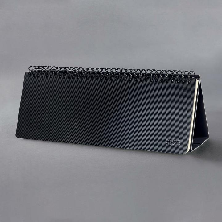 Actual product image Sigel Desk calendar 2025 C2580 1W/2S black 30x14.4cm (13.9 x 30.4 cm, Hardcover, German)