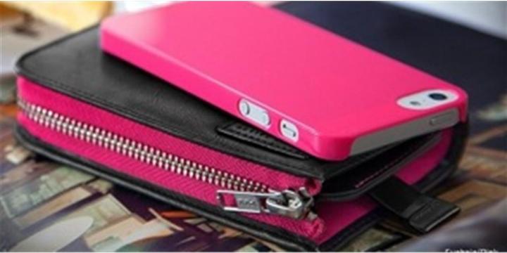 Immagine prodotto more. Portafoglio Carri Zipper (Apple iPhone 5s, Apple iPhone 5)