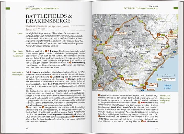 Image du produit Reiseführer Südafrika, Eswatini, Lesotho (Allemand, Frederick Köthe, 2022)