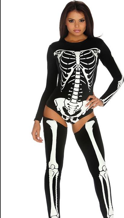 Produktbild Cottelli Collection Bad To The Bone Sexy Skeleton Costume (L)