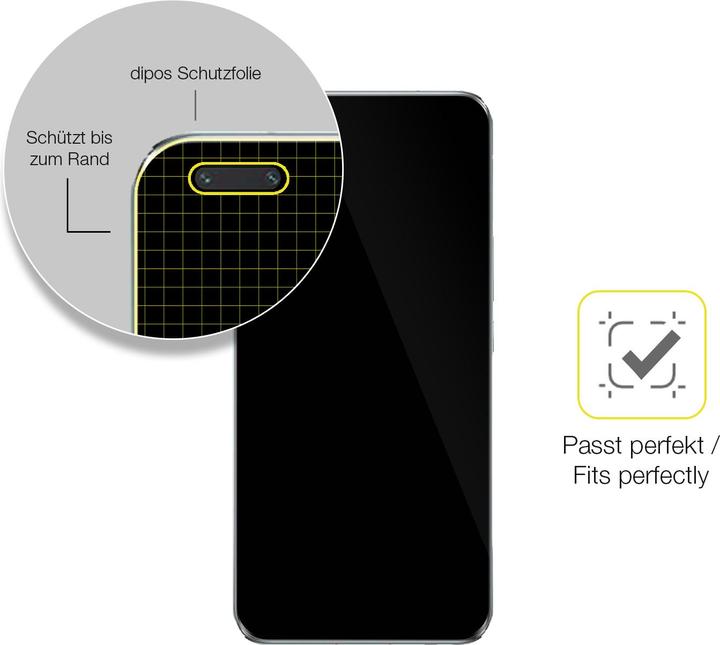 Actual product image Dipos Screen Protector Full-Cover 3D (2 Piece, Honor Magic5 Pro)