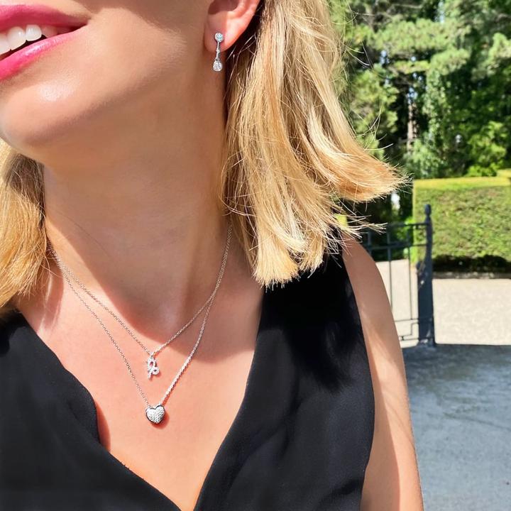 Actual product image Candy Necklace Lela, 925 Sterling Silver (925 Sterling silver, 925 sterling silver, 42 - 45 cm)