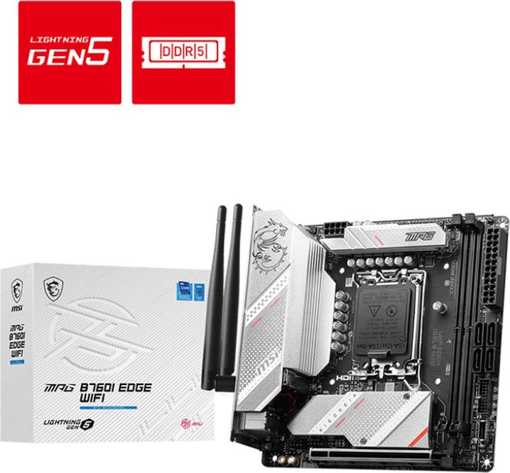 Produktbild MSI MPG B760I EDGE WIFI (LGA 1700, Intel B760, Mini-ITX)
