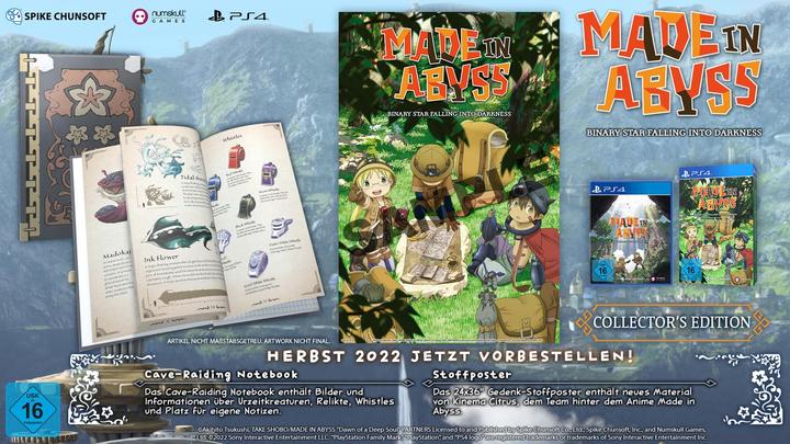 Immagine prodotto Spike Chunsoft Made in Abyss - Edizione per collezionisti (PS4, DE)
