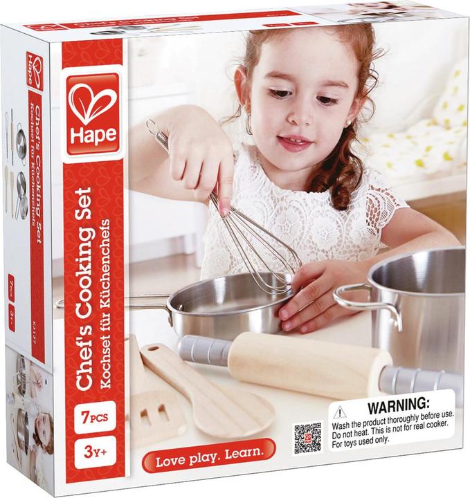 Actual product image Hape Cooking set