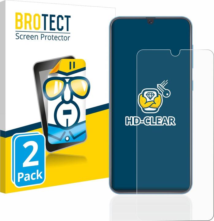 Actual product image BROTECT Screen Protector Clear (2 Piece, Samsung Galaxy A40)