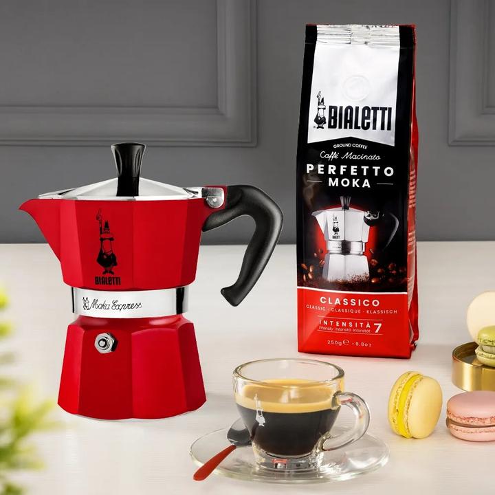 Produktbild Bialetti MOKA EXPRESS 3TZ rosso Winter Wonderland (3 T.)