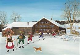 Produktbild Silvesterchläuse, Puzzle von Lilly Langenegger (96 Teile)