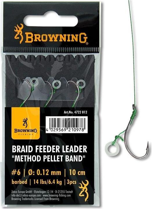 Produktbild Browning Braid Feeder Leader Method Pellet Band