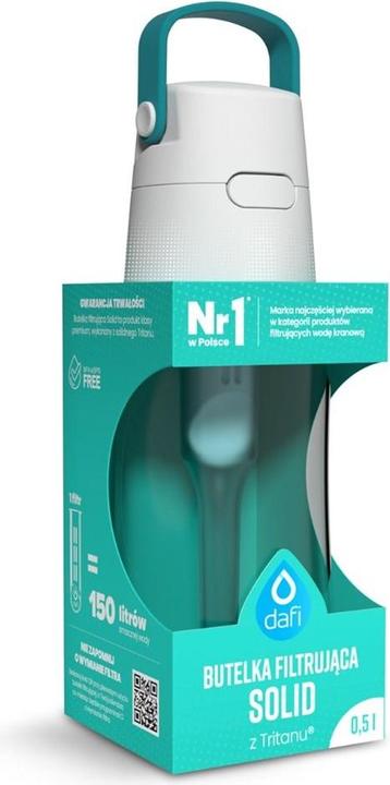 Image du produit Dafi Bouteille SOLID 0 5 l avec cartouche filtrante (turquoise) (0.50 l)