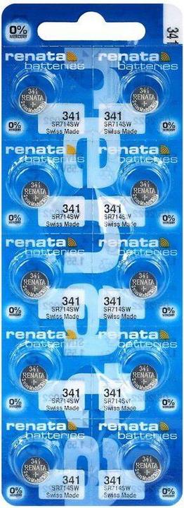 Actual product image Renata 341 / SR714SW - 10 button cells (10 pcs., SR714SW, 15 mAh)
