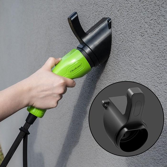 Actual product image Qoltec Mobilna ładowarka do samochodu elektrycznego EV z regulacją 2w1 Typ2 | SCHUKO | 3.5kW | 230V (Type 2, 3.50 kW, 16 A)