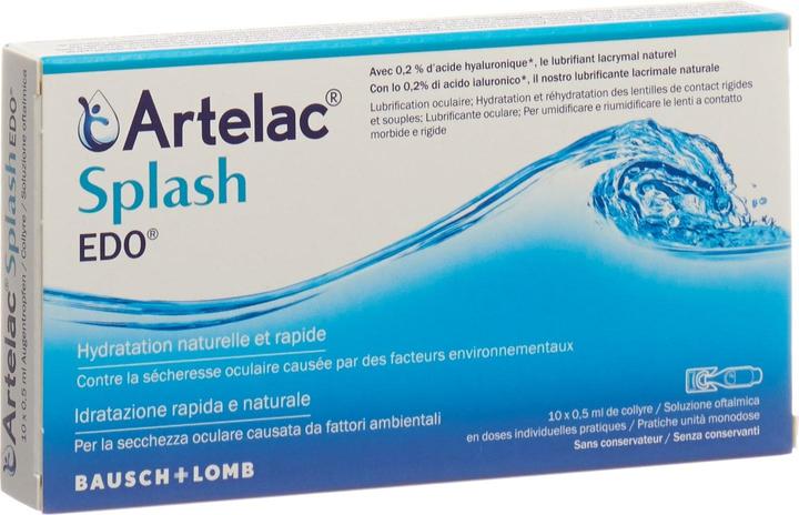 Bausch + Lomb Splash EDO Gtt Opht (0.50 ml, 10 x 0.5 ml)