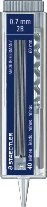 Actual product image Staedtler Fine lead mechanical pencil 255 07-2B 40 pcs. (0.70 mm, 2B, 40 x)
