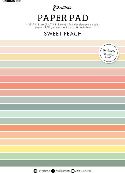 Immagine prodotto art by marlene Tampone di carta "Sweet Peach" 36 foglie Essentials (18 g/m², 36 x)