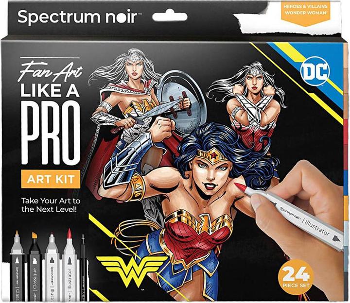 Immagine prodotto Creativ Company Set hobby illustrazione eroi dei fumetti Wonder Woman set colori