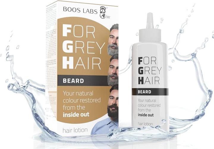 Immagine prodotto Boos Labs Enzymatisches Bartpflegeprodukt gegen graue Haare