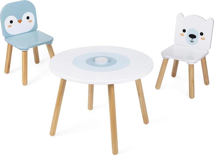 Image du produit Janod Table et 2 chaises Polar (Groupe de sièges pour enfants)