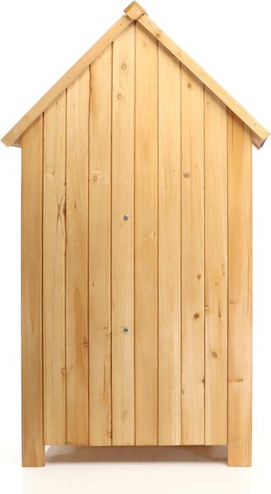 Immagine prodotto Wiltec Capanno da giardino Tetto in legno d'abete bitumato 770x540x1370mm Capanno per attrezzi Capannone
