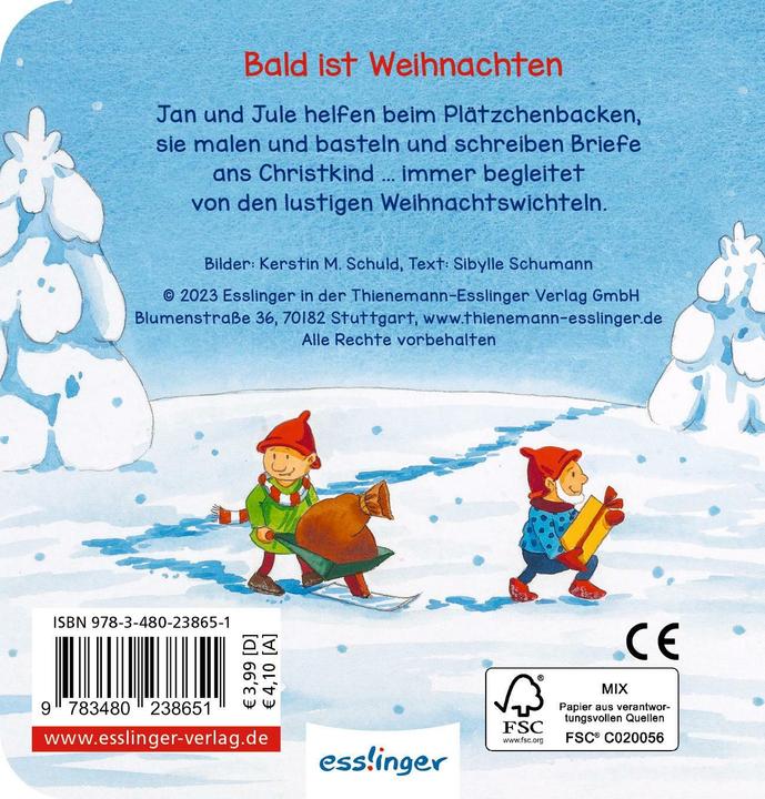 Image du produit Wichtelige Weihnachten (Allemand, Sibyl Schumann, Kerstin M. Culpabilité, 2023)