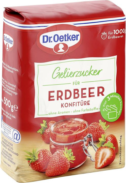 Dr. Oetker Gelierzucker für Erdbeere Konfitüre (500 g)
