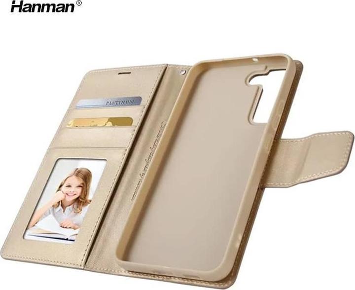 Image du produit Hanman Samsung Galaxy A52s 5G (2021) / A52 4G/5G (2021) - Étui à charnière en métal avec 3 fentes pour (Samsung Galaxy A52, Samsung Galaxy A52 5G, Samsung Galaxy A52s 5G)