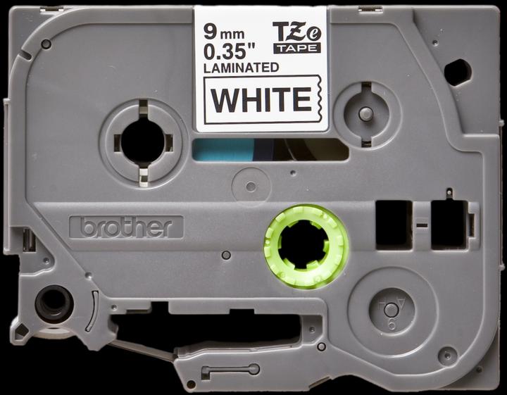 Produktbild Brother TZe-221 (0.90 cm, Schwarz, Weiss)