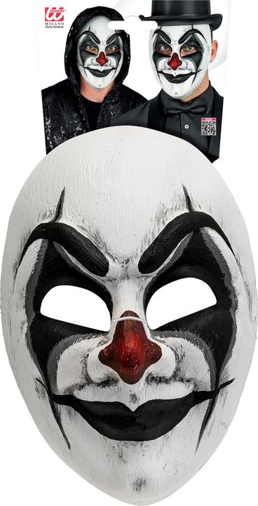 Image du produit Widmann Commedia Dell'Arte Masque de Clown Noir Blanc