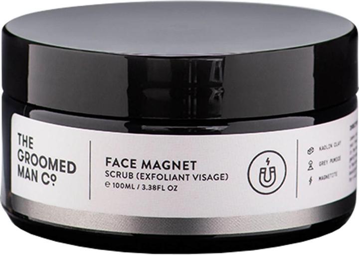 Immagine prodotto The Groomed Man Scrub per il viso a calamita (Panni pulizia, 100 ml)