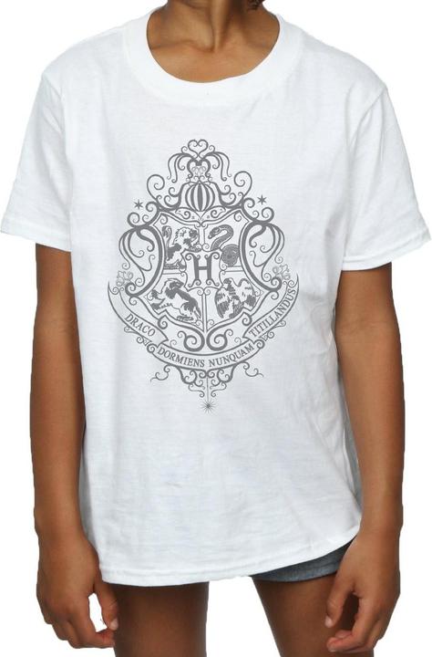 Image du produit - T-shirt HOGWARTS DRACO DORMIENS CREST - Fille (140, 146)