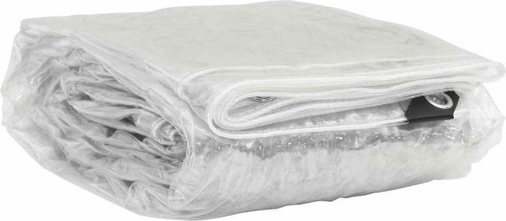 Produktbild VidaXL Transparente Plane mit Ösen 3x3 m PVC durchsichtige Plane (300 x 300 cm)