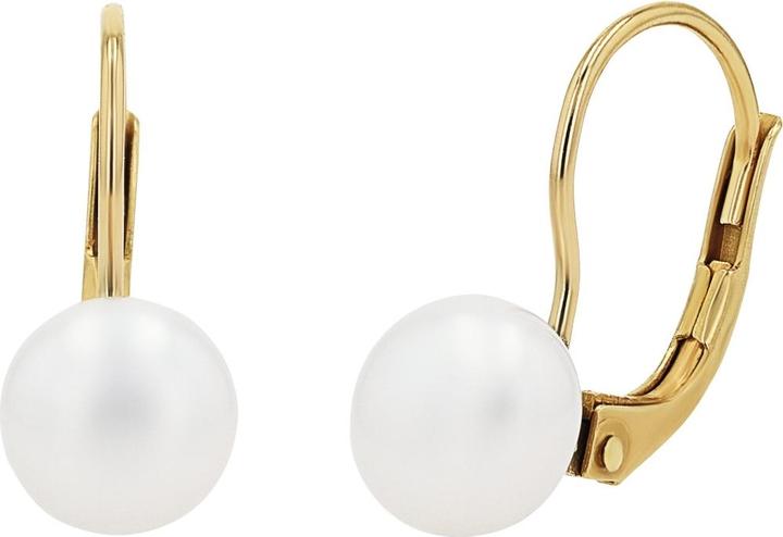 zz_ArchivedByPCD_Amor Schmuck_zu_Amor Amor Ohrschmuck für Damen, Gold 375, Süsswasserzuchtperle (9 ct, Gold 375)