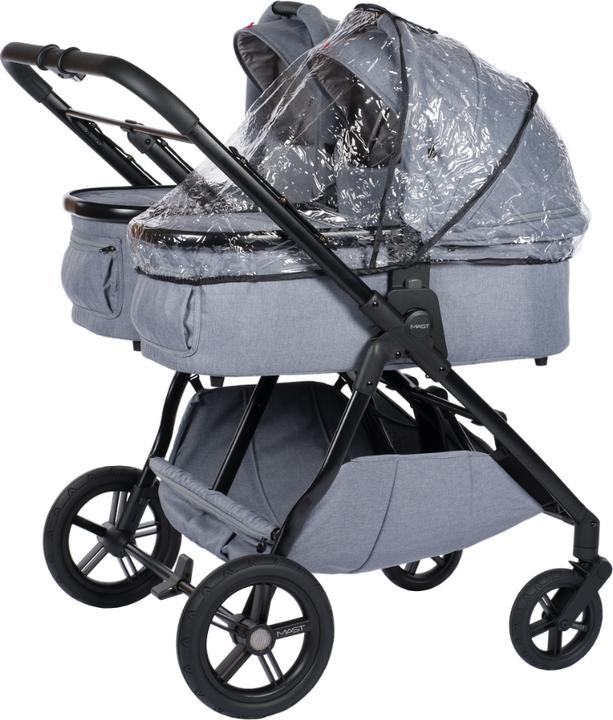 Actual product image Mast M.Twin X rain cover for carrycot