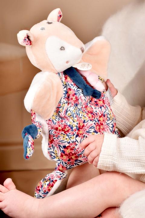 Actual product image Doudou et Compagnie Fawn hand puppet, 25cm
