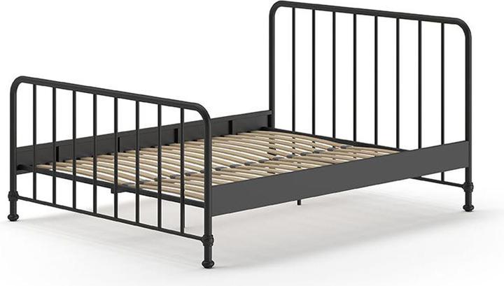 Immagine prodotto Vipack Letto Bronxx Nero Opaco 160X200Cm (160 x 200 cm)