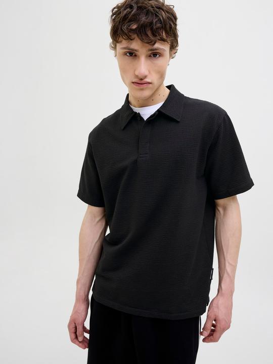 Actual product image Jack & Jones Einfarbig Polokragen Poloshirt Poloshirt (L)
