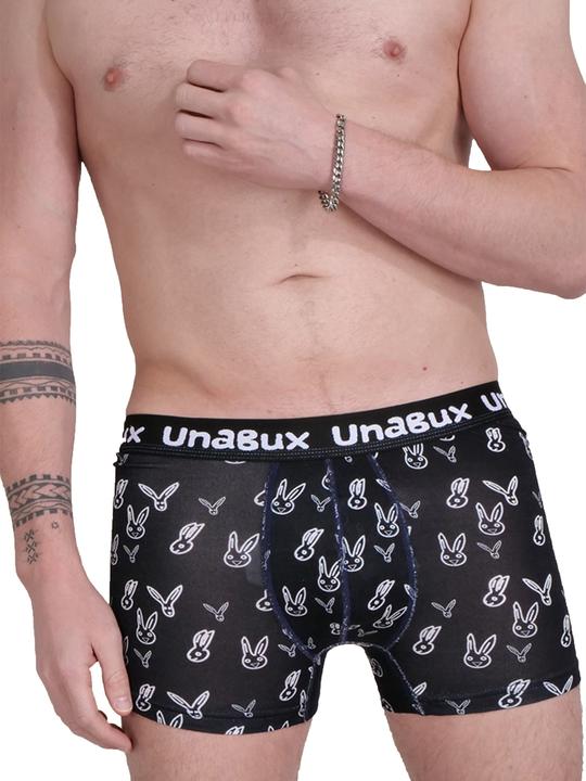 Produktbild Unabux Boxer BLACK WHITE RABBIT (M, Einzelpack)