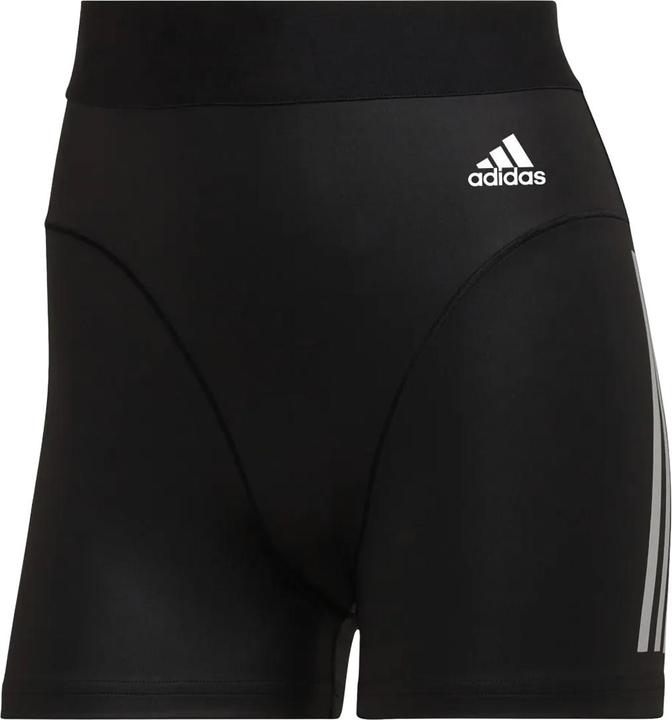 Actual product image adidas Womens/Ladies Hyperglam Triple Stripe Tight Shorts (42 D)