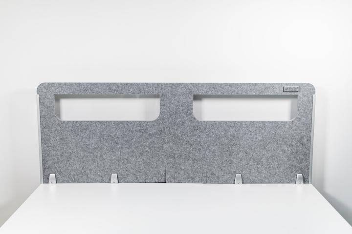 Actual product image Bakker Elkhuizen Bakker Elkuizen Bakker table divider round w.acrylic window gray back