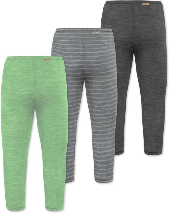 Produktbild Normani 3er Pack Baby Merino Unterhose mit Füssen - 9543 (62)