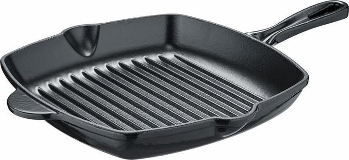 Produktbild Berndes Grillpfanne B.IRON Gusseisen eckig 27 x 27 cm mit Gegengriff INDUKTION (Grillpfanne, Gusseisen)