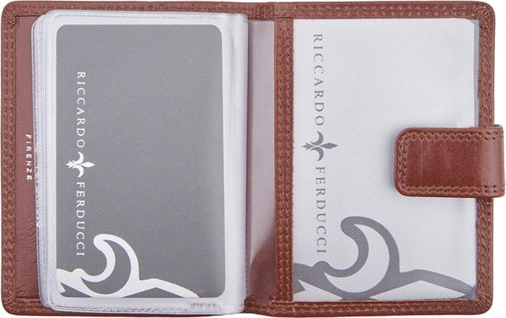 Actual product image Riccardo Ferducci Credit card case w safety closure, RFID