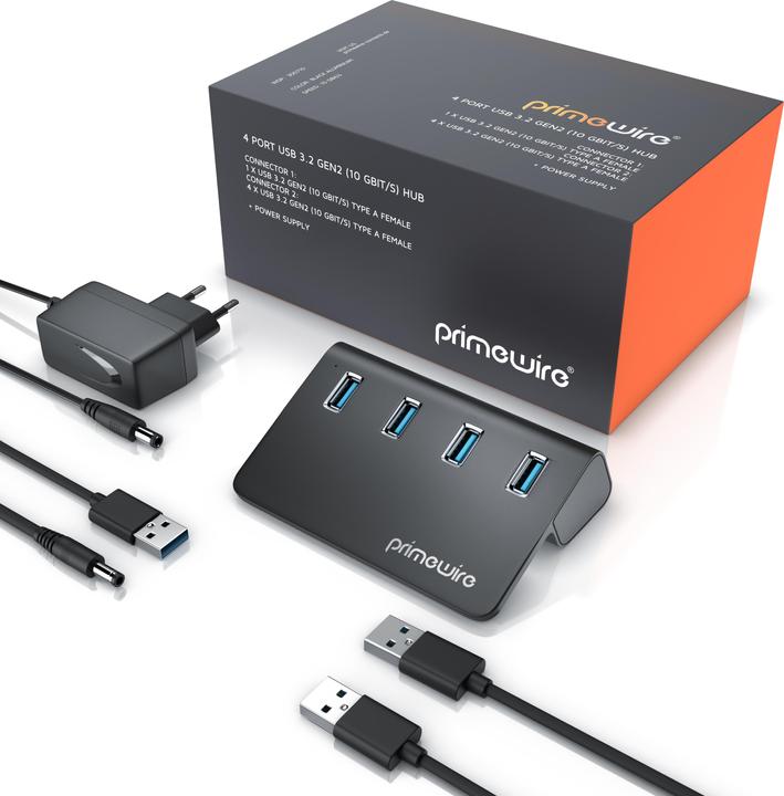 Produktbild Primewire USB Hub (USB-A, 4 Ports)