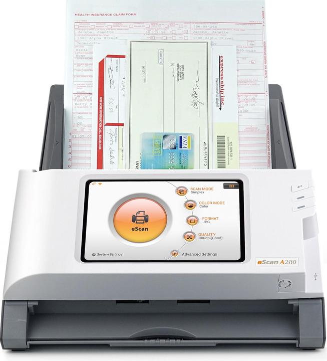 Actual product image Plustek eScan A 280 Essential (USB, WLAN, LAN)