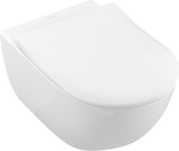 Immagine prodotto Villeroy & Boch Set WC Subway 2.0 DirctFlush open splash rim bianco sospeso con sedile WC a ribalta