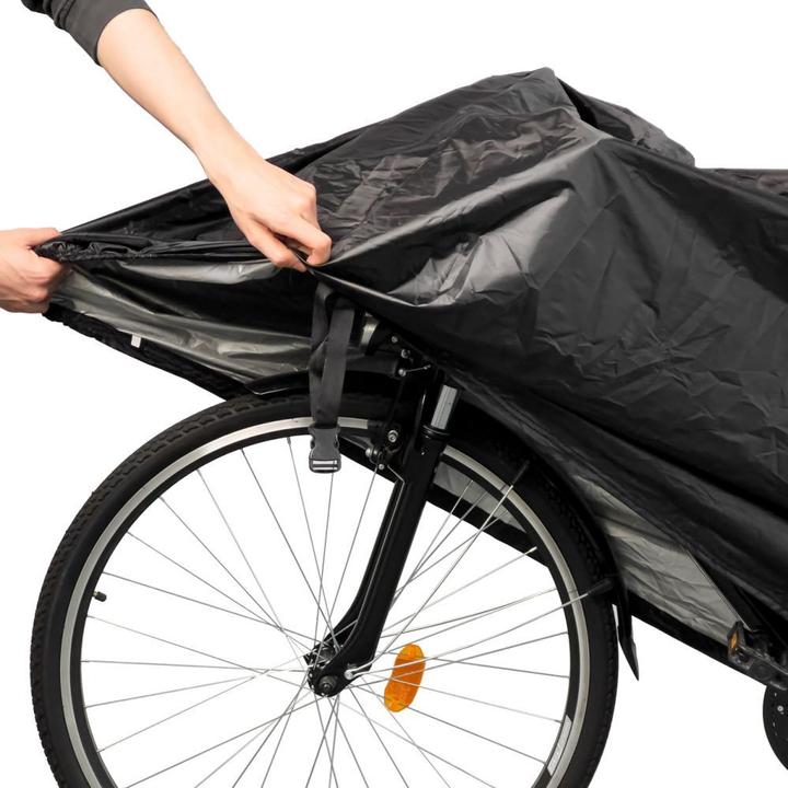 Produktbild Hurtel Wasserdichte Fahrradabdeckung Grösse L - schwarz